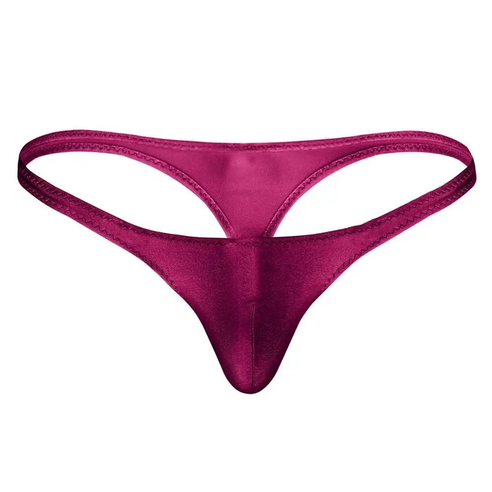 Wine Red Нижнее белье, мужские стринги, бикини, трусы, нижнее белье для геев, сексуальное нижнее белье, танга, стринги, трусики с низкой посадкой - Цвет: Wine Red