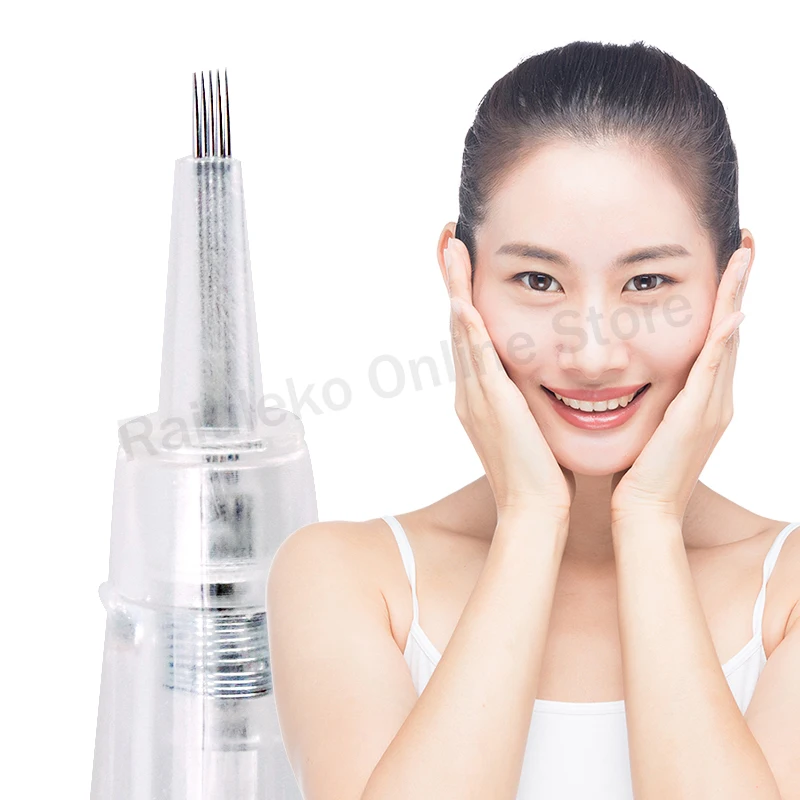 50/100 шт R1/R1 тупым/R2/R3/R5/R7/F3/F5/F7 одноразовые винт картридж игл для татуажа