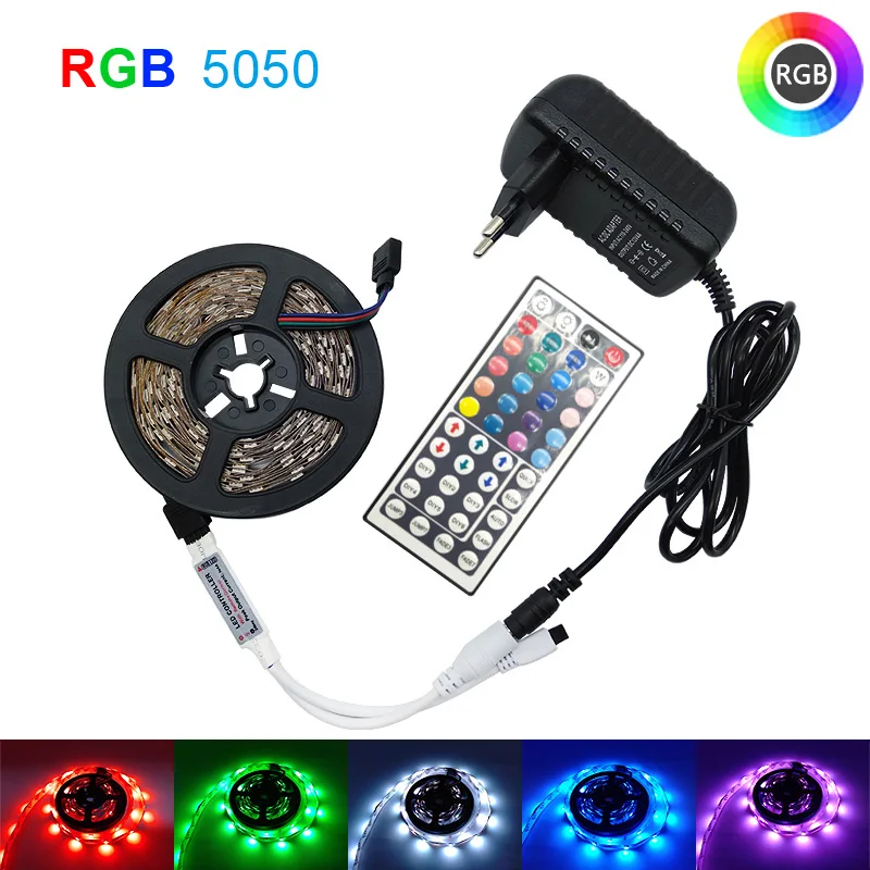 5 10 м 15 20 Светодиодные ленты светильник 5050 Светодиодная лента RGB светодиодный 2835