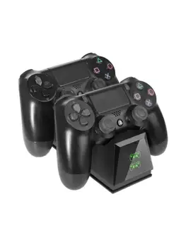 

PS4 Charger Charging Dock Station Dual USB with LED Indicators Gamepad Charger