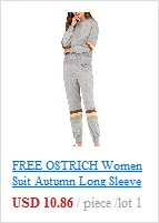 FREE OSTRICH Women Jumpsuit Zip Hooded Long Sleeve Plush Sweatshirt Christmas High Waist Rompers Autumn Winter New 1008