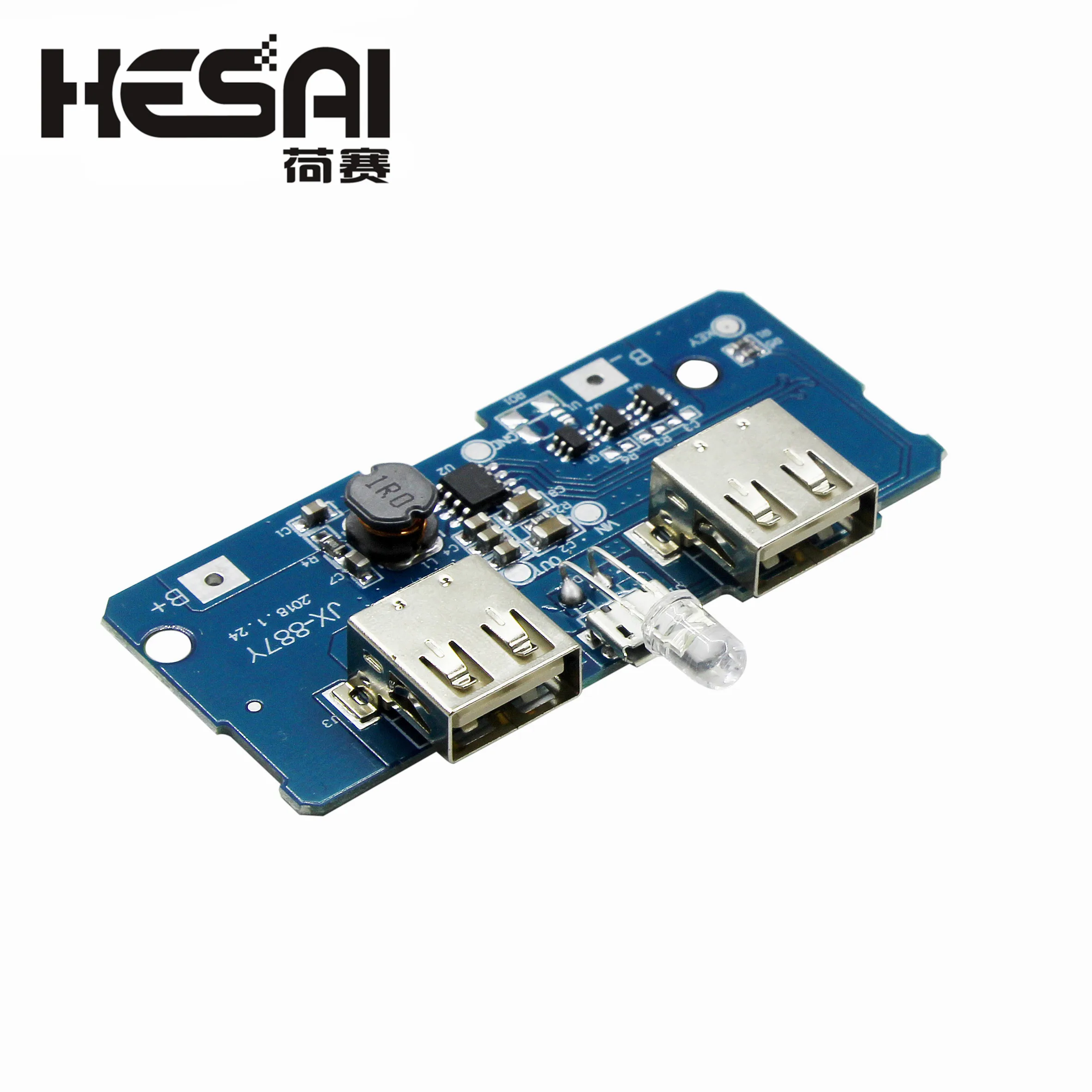 18650 Двойной Micro USB 3 7 в до 5 В 2A повышающий Мобильный Внешний аккумулятор DIY зарядное