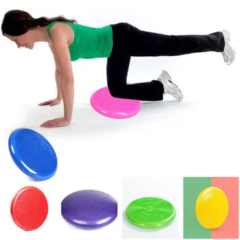 

Inflatable Yoga Massage Ball Durable Universal Sports Gym Fitness Yoga Wobble Stability Balance Disc Massage Cushion Mat