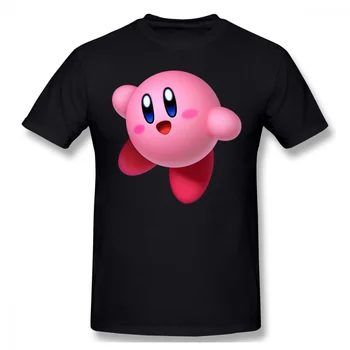 Nueva camiseta fresca de verano de algodón Kirby Star Allies Sparkler Game Ofertas camiseta para hombre