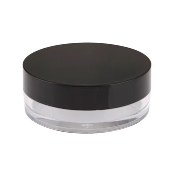 

10g Puff Empty Cosmetic Portable Sifter Travel Round Shape Handheld Loose Powder Container Refillable Box With Sieve Reusable