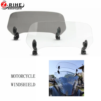 

For YAMAHA MT09 Tarcer XT1200 Z Super Ten XT1200 FJR1300 A AS H-Davidaon Sportster Motorcycle Risen Windscreen Windshield Extend