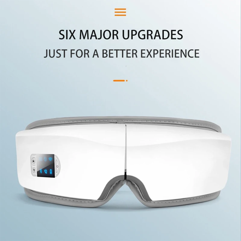 4D Smart Airbag Vibration Eye Massager Eye Care Instrument Hot Compress Bluetooth Eye Fatigue Massage Glasses
