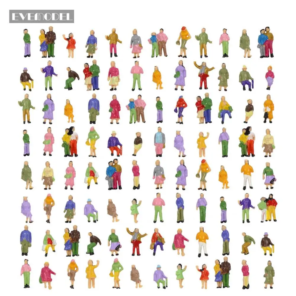 P150 400pcs Model Trains 1:150 Scale Painted Figures N P150 400pcs Model Trains 1:150 Scale Painted Figures N