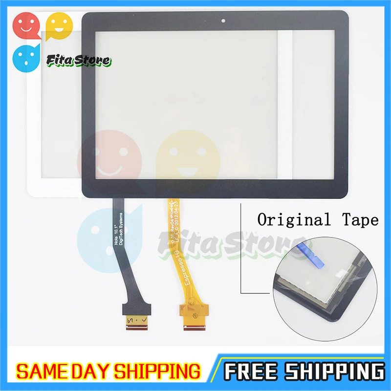 Pre-installed Adhesive Not include LCD with Tools Tefir Black Touch Screen Digitizer Replacement for Samsung Galaxy Tab 2 GT-P5100 P5110 N8000 10.1