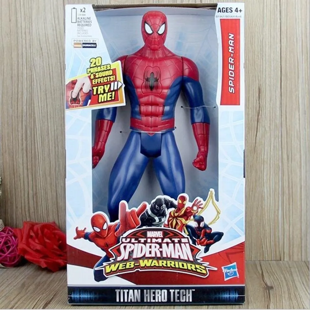 

12" 30CM Amazing Spider-Man 2 doll Toys action Figures model with Sound light A022