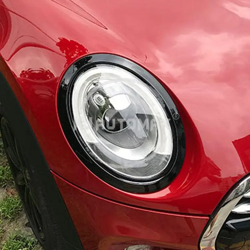 KJAUTOMAX для Mini Cooper F54 F55 F56 F60 PC украшения фар кольцо красный черный