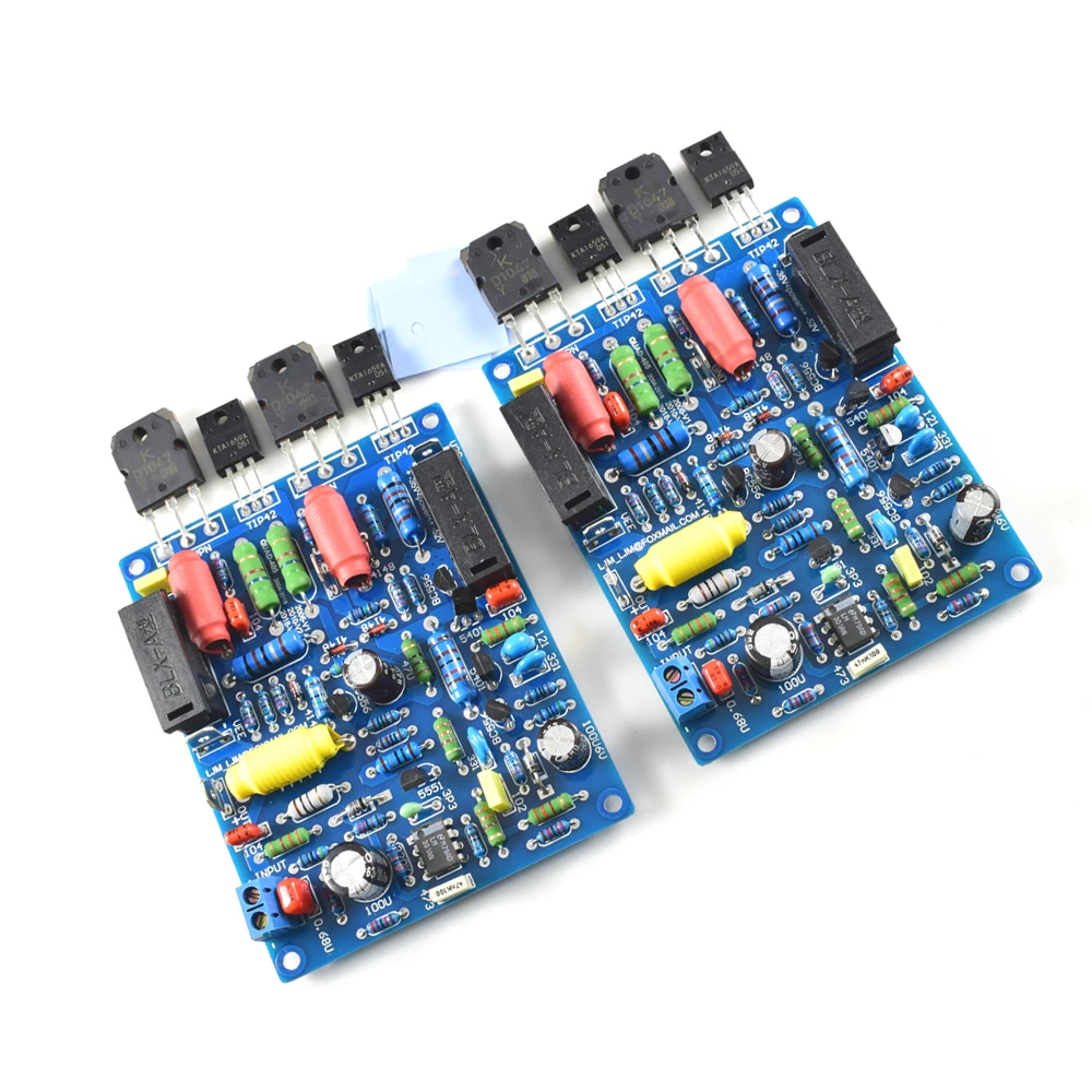 2шт/1 пара каналов QUAD405 100 Вт* 2 аудио усилитель мощности DIY KIT собранная плата B8-006