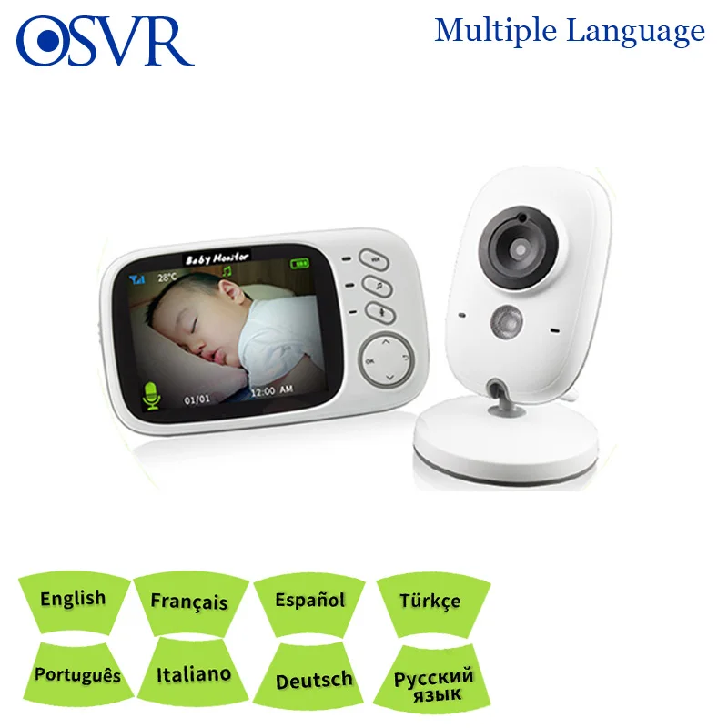 W wielu językach bezprzewodowy Monitor kolorowy niania elektroniczna Baby Monitor wysokiej rozdzielczości niani kamera ochrony Night Vision monitorowanie temperatury W wielu językach bezprzewodowy Monitor kolorowy niania elektroniczna Baby Monitor wysokiej rozdzielczości niani kamera ochrony Night Vision monitorowanie temperatury