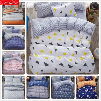 

Duvet Cover Sheet Pillowcase 3/4pcs Bedding Set Single Twin Full Double Queen King Big Size Quilt Comforter Pillowcase Bed Linen