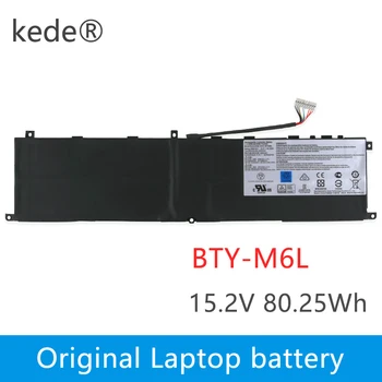 

kede 15.2V 5280mAh 80.25Wh BTY-M6L Original Laptop Battery for MSI 8RF GS65 PS42 8RB PS63 PS63 8RC MS-16Q3
