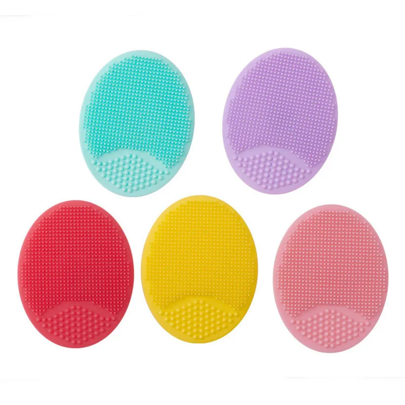 

New Arrival Silicone Beauty Washing Pad Facial Exfoliating Blackhead Face Cleansing Brush Tool Soft Deep Cleaning Face Brushes