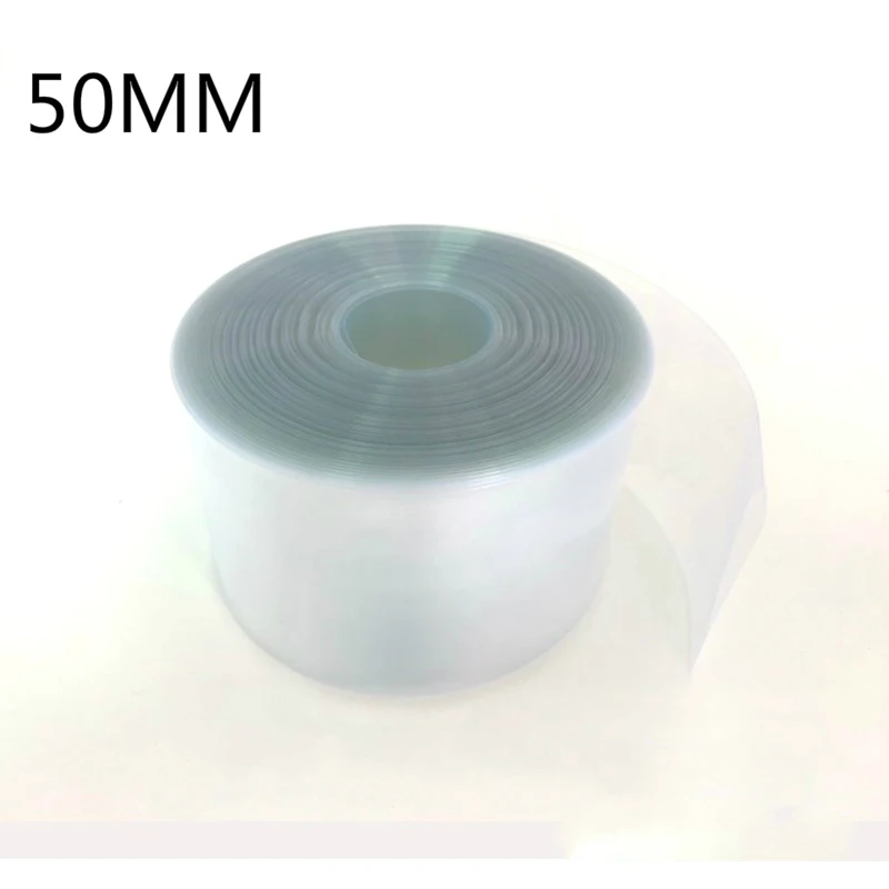 1m 50/70/92mm Klar Transparent Schrumpfschlauch Sleeving Wrap Draht Elektrische Isolierung Schrumpfschlauch Lipo batterie film – Detail 1