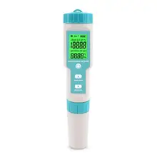 Testeur de qualité de l'eau potable 7 en 1, PH/TDS/EC/ORP/salinité/S.G, C 600, avec rétro éclairage 