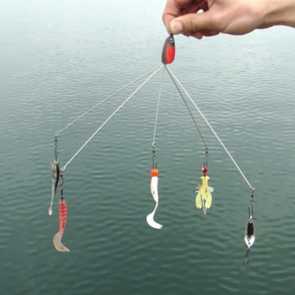 

Sturdy Durable Convenient Fishing Hook Combination Without Lures Multifunctional Fishing Tackle Combination for Fishing Lovers