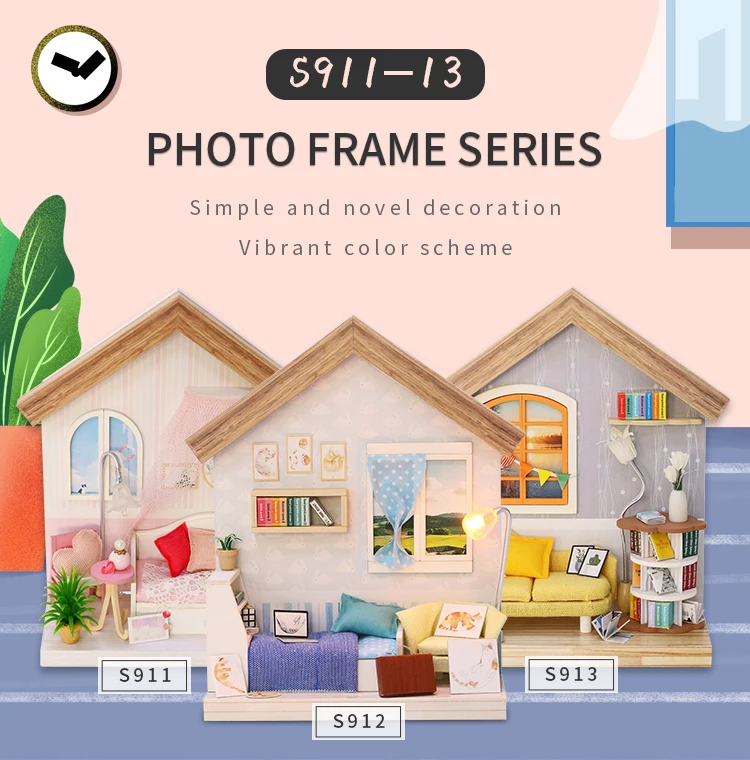 Photo Frame Series DIY Miniature Kit Dollhouse Australia