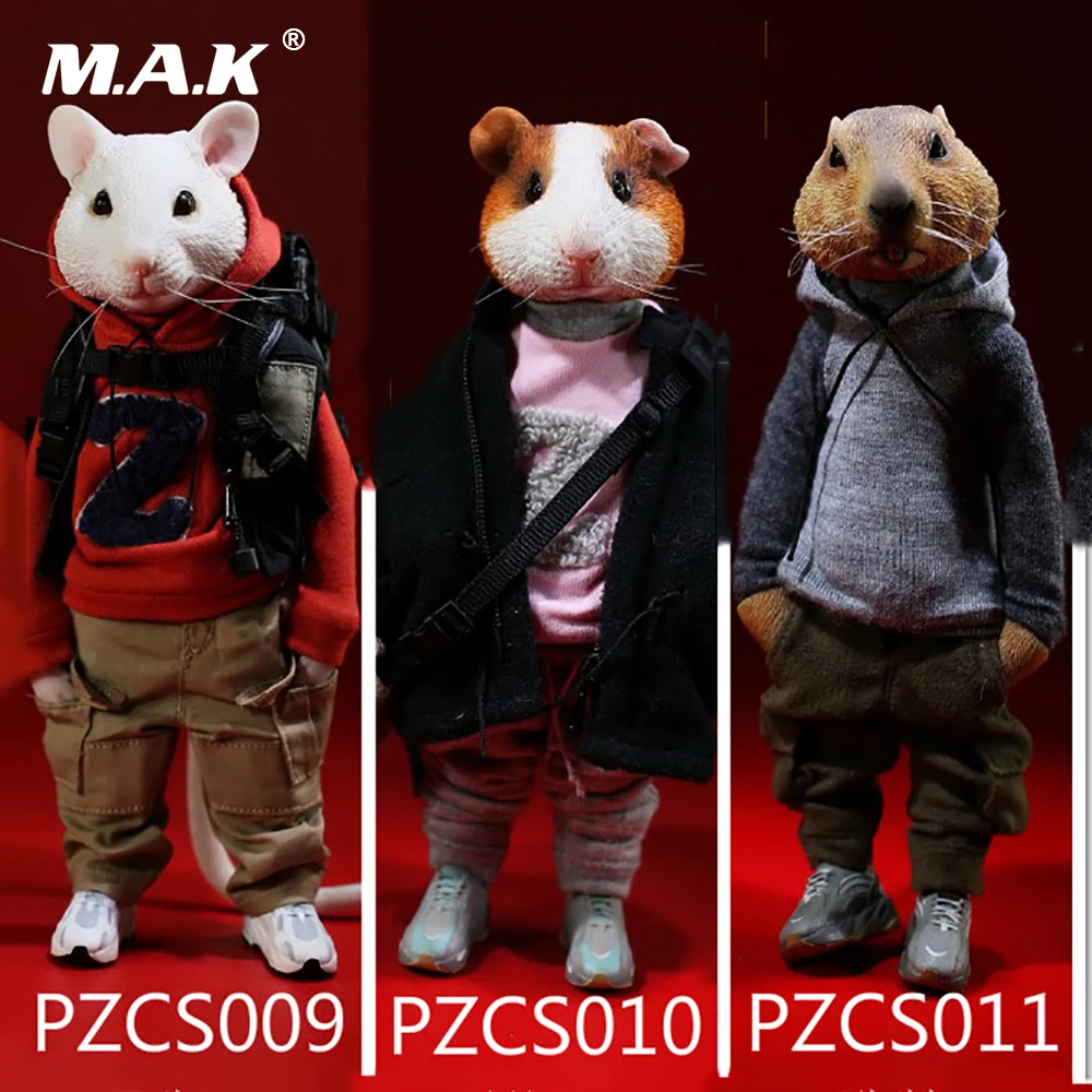 Фигурка животного Mr.Z 7 дюймов Pocket animal PZCS009 PZCS010 PZCS011 белая мышь морская свинка