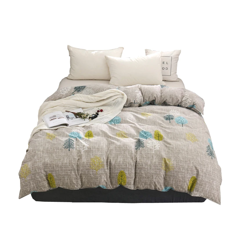 Color4 Пододеяльник queen/King size, пододеяльник из хлопка с алоэ, пододеяльник с застежкой-молнией, современный светильник зеленого цвета - Цвет: Color4