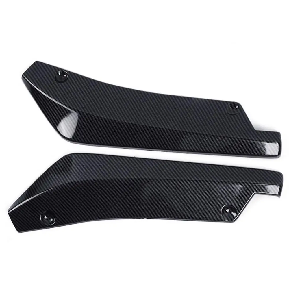 Car Rear Bumper Lip Spoiler Protector 2Pcs Universal Auto Bumper Accessories