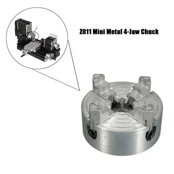 

4 Jaw Chuck Z011A for Metal Mini Lathe M12x1mm Threaded Back 1.8~56mm/12~65mm Collet Lathe Accessory