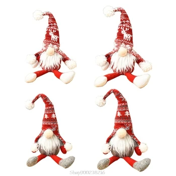 

Handmade Christmas Elf Decoration Sitting Gnome Swedish Tomte Doll Toy Ornaments Holiday GiftsAu 20 Dropship