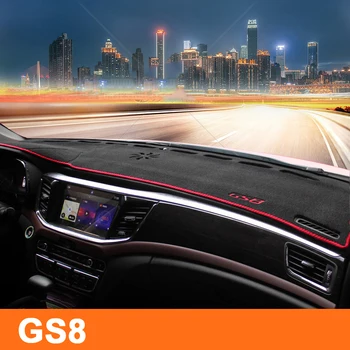 

For GAC Trumpchi GS8 2017 2018 LHD Car Dashboard Covers Mat Avoid Light Pad Instrument Platform Cushion Carpets Accessories