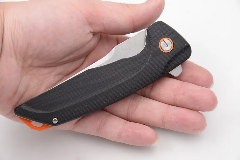 Eafengrow маленький шарикоподшипник HOKKAIDO D 2 лезвие G10 ручка для кемпинга охоты на открытом воздухе инструмент для выживания EDC Универсальный складной нож