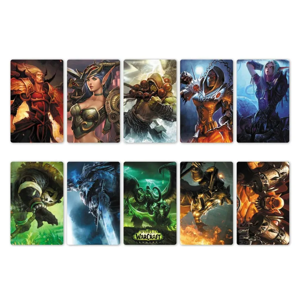 10 шт. Новое поступление игра WOW Card стикер s DIY Водонепроницаемая крапленая карта наклейка Дети стикерные игрушки для детей коллекция подарок
