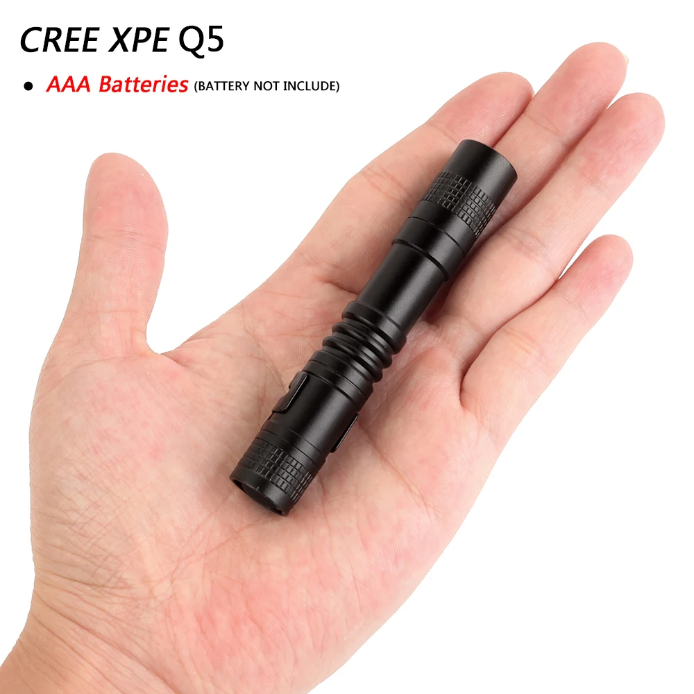 Q5 flashlight Litwod Z10 XM-L T6 4000лм мини Мощный светодиодный фонарик портативный светильник для кемпинга фонарь для защиты тактический фонарик AA батарея - Испускаемый цвет: Q5 flashlight