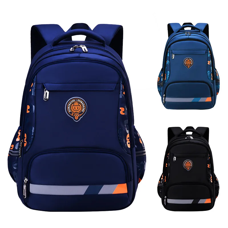 

Hot Sale Children School Bags Boy Backpacks Brand Design Teenagers mochila Students Travel bag Big Capacity Waterproof Schoolbag