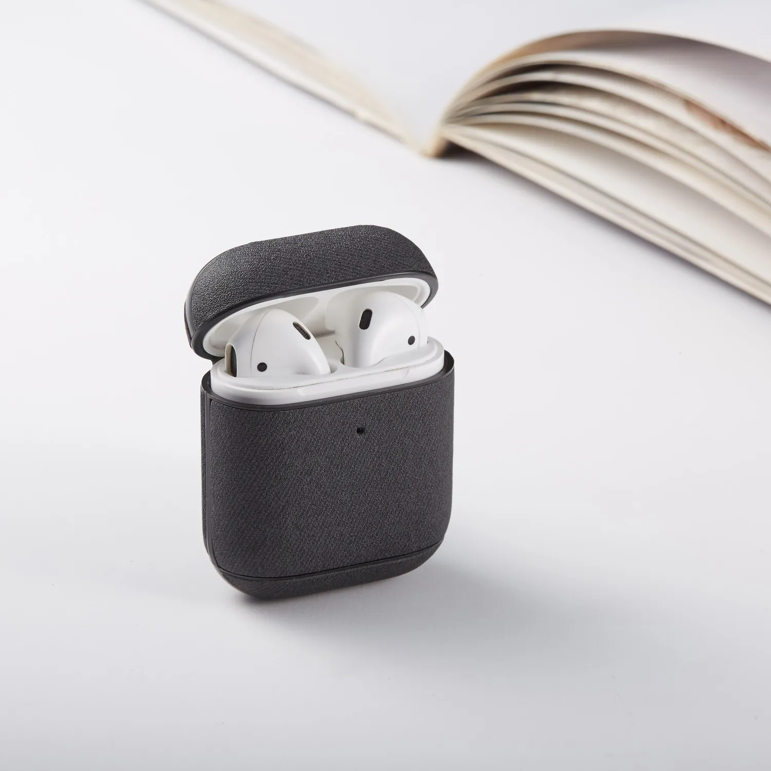 AirPods косой ткани текстуры наушники для AirPods 1 AirPods 2 поколения наушники с зарядным устройством Коробка Чехол