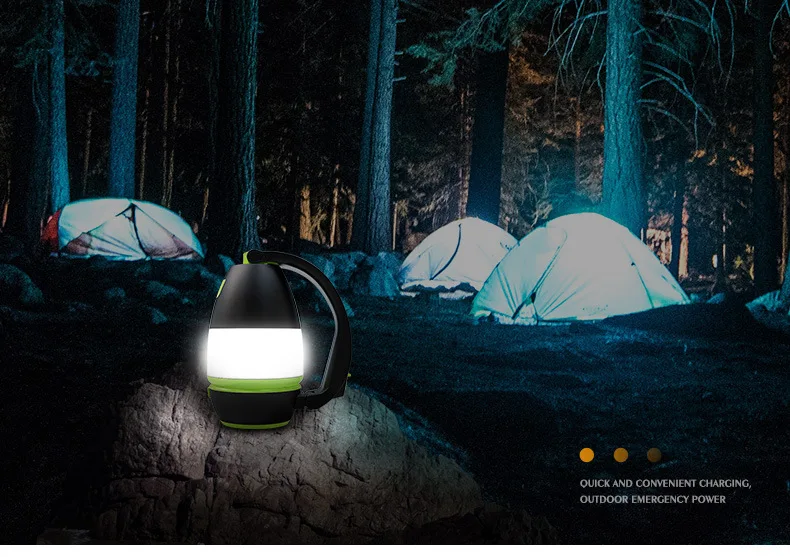 Многофункциональный фонарик 4 в 1 перезаряжаемая USB лампа для кемпинга палатки