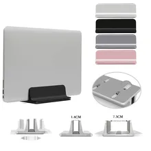Aluminium Adjustable Vertical Desktop Laptop Holder Stand Bracket for Apple MacBook Pro Mac Book Lenovo YOGA Notebook