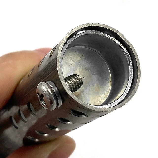 DB Killer Per Moto Alamor - Silenziatore Tubo Di Scarico Regolabile In Acciaio Inox, 120 Mm - Foto 9