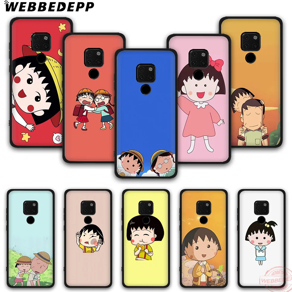 WEBBEDEPP Chibi Maruko TPU Phone Case for Mate 10 20 30 Pro Lite Nova 2i 3i 3 4 5i 2 5 |