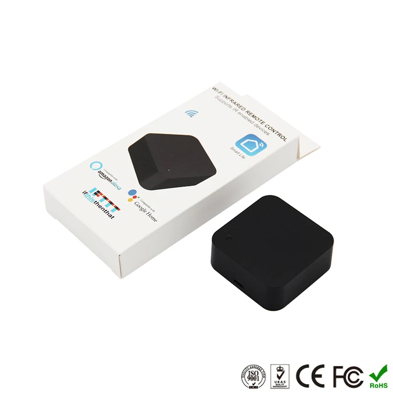 Мини Универсальный умный ИК инфракрасный голосовой пульт дистанционного управления AC tv поддержка Tuya/Smart Life приложение умный дом работа с Alexa Google Home