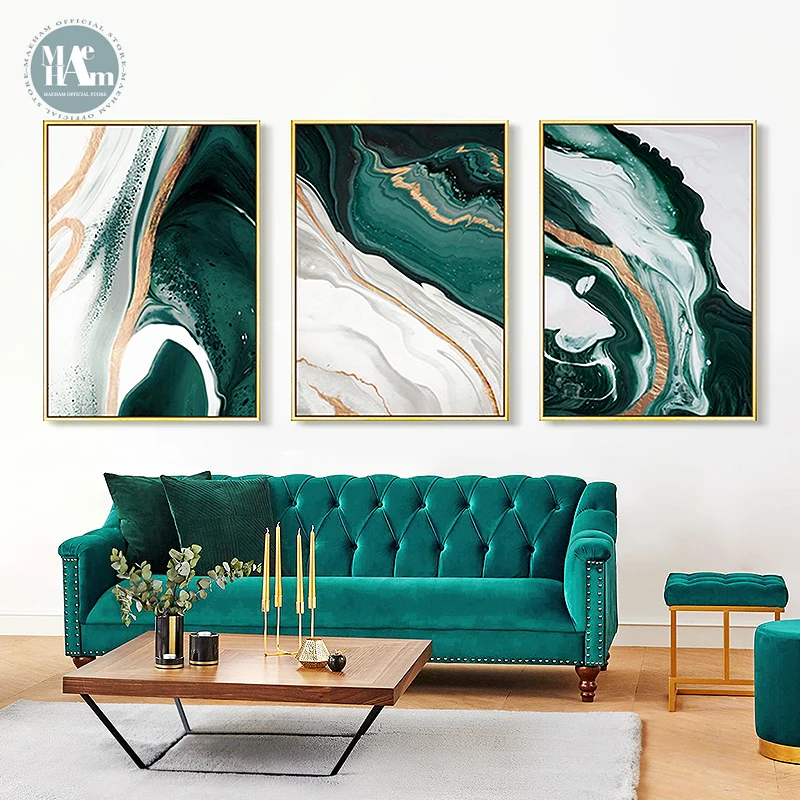 Modern Abstract Gold foil lines Canvas Art Paintings 3 Modern Abstract Gold foil lines Canvas Art Paintings 3
