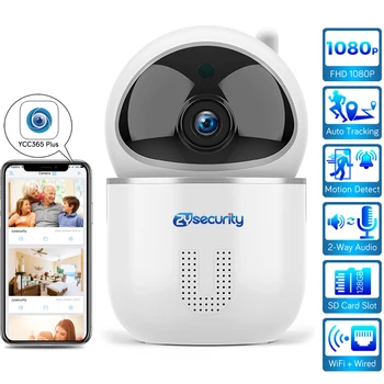 

1536P Auto Tracking Wifi Dome Camera Cloud SD Card Wireless Home Security Network IP Camera With RJ45 CCTV Video Surveillance