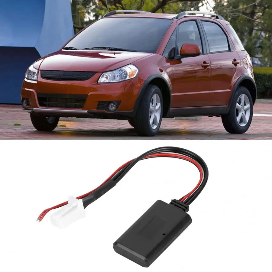Аксессуары voiture Bluetooth 4,0 беспроводной музыкальный приемник стереозвук с аудиоразъемом Aux кабель для Suzuki SX4 2007-2010 автомобилей