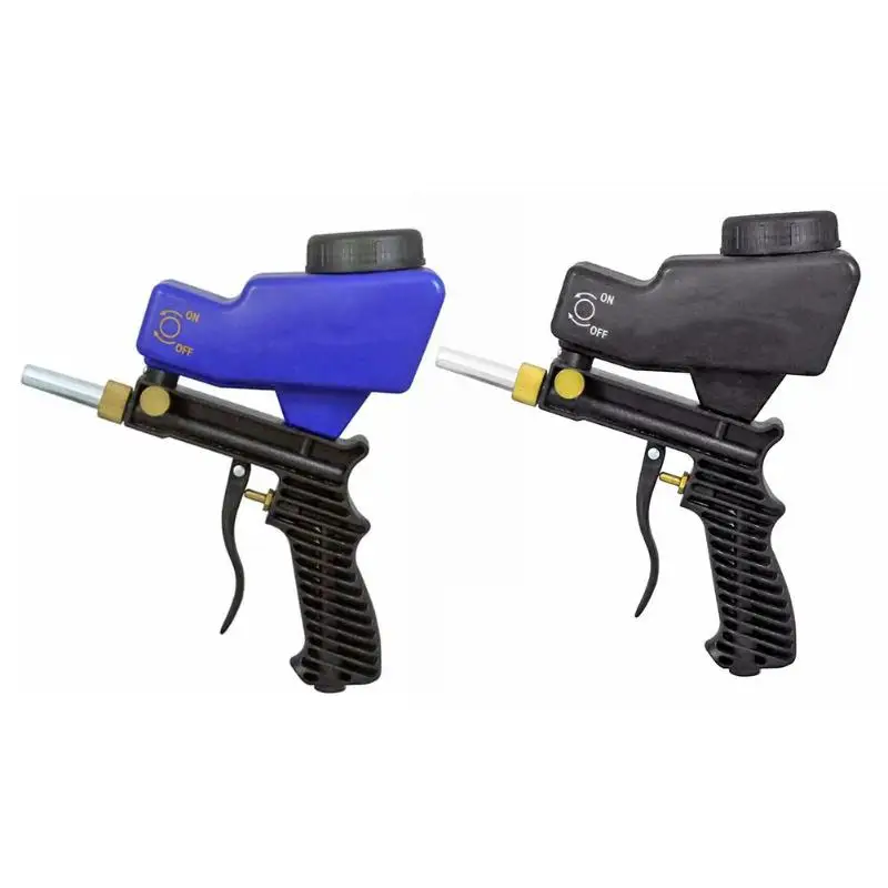 

Handheld Mini Spray Gun Lightweight Aluminium Gravity Pneumatic Sandblaster Gun Household Sandblasting Power Machine