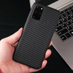 Sleek Carbon Silicone Phone Case - Note 20Ultra