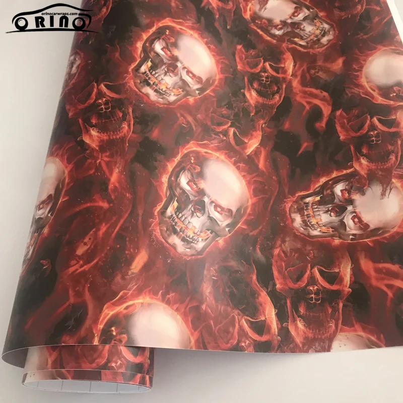 Skull Sticker Bomb Vinyl Wrap Film-2 (2)