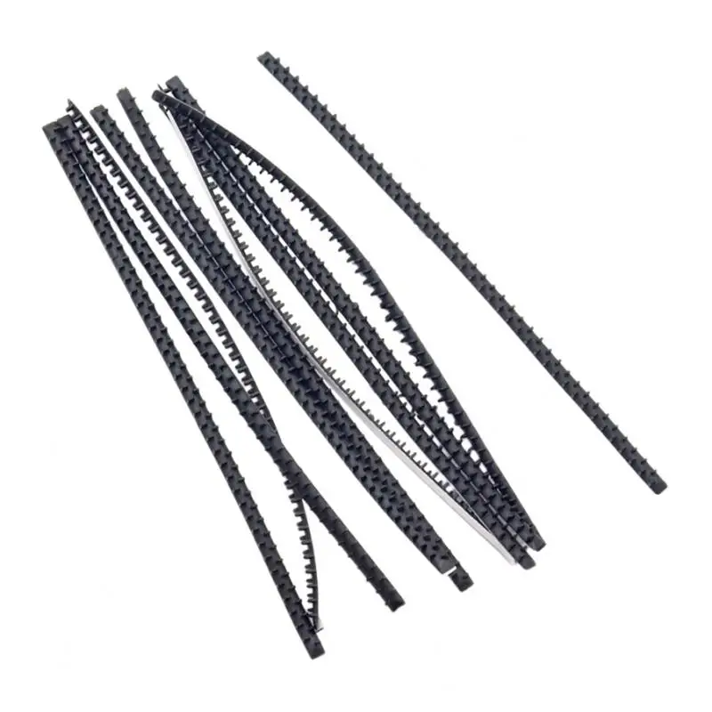 10 Rubber Headband DIY Fittings Hair Hoop Accessory With Teeth For Men Women