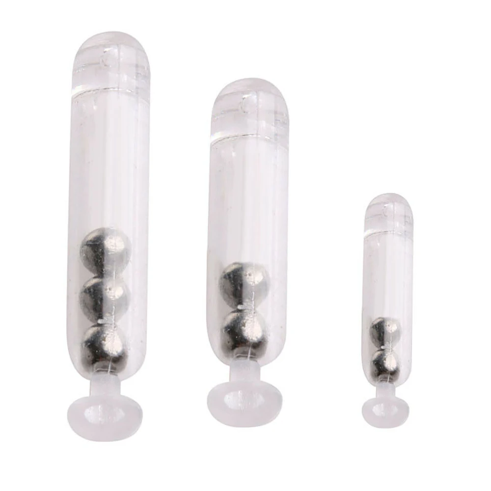 50pcs 3Size Plastic Fishing Sound Bar Baits Rattles Insert Tube for Soft Worm Jig Lure Fly Tie Tying Bait | Спорт и развлечения