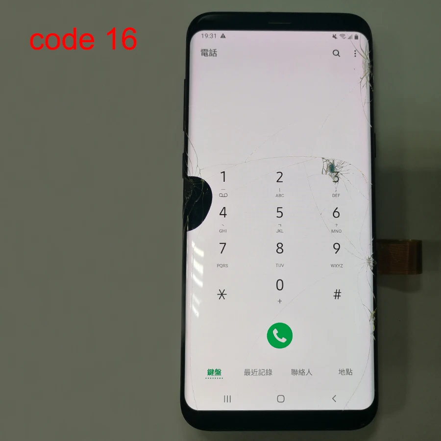

JPFix Defective LCD Display For Samsung Galaxy S8+ S8 Plus G955FD LCD & Touch Screen Digitizer Assembly Glass Broken With Frame