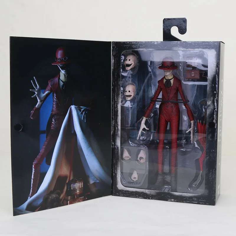 19 см NECA Ultimate THE CONJUR-ING 2 кривой человек призрак красный человек ПВХ фигурка ужас Рождественская игрушка кукла подарок - Цвет: in box